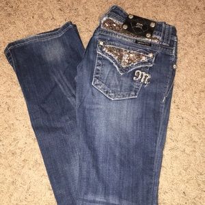 Rose Gold Miss Me jeans